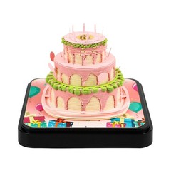 Birthday Cake Paper Sculpture Notepads for Kid Adult Birthday Gift