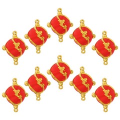 10Pcs Reusable Mini Red Lantern Hanging Ornaments for Spring Festival DIY Craft