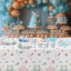Under The Sea Party Decorations For Ocean Theme Birthday Baby Shower, Ocean U…