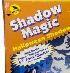 Vintage 90’s Halloween Shadow Projector In/Outdoor Prop Spooky Decor SunHill USA