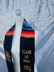 Embroidered Stole Class Of 2024 Graduation Sash Virgen De Guadalupe