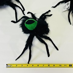 Spider Halloween Table Top Decor Plush Spooky Scary Fun Bendable Limbs 3 Pack
