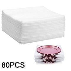 80 Pieces EPE Foam Cushioning Pads 30x20cm Lightweight for Shipping and Storage