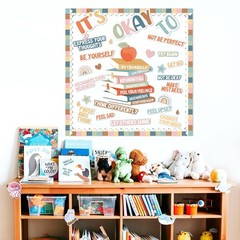 Boho Motivational Bulletin Board Set Welcome Back to School Inspirational Pos…