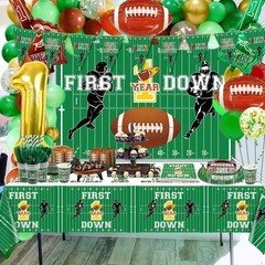 First Year Down Birthday Party Decorations, Include First Year Down Banner, B…