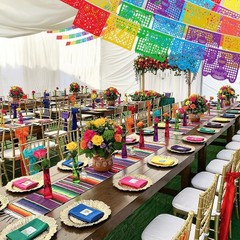 6 Packs 108 Ft Fiesta Party Decorations Mexican Party Banners Papel Picado Ba…
