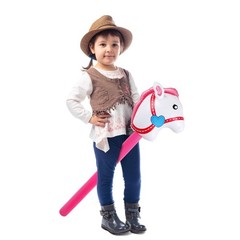 Inflatable Stick Horse Costume – Pony/Halloween/Western Cowboy/Horse Baby Sho…