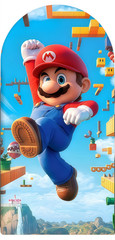 Super Mario Bros Arch Backdrop Cover Background Kids Birthday Party Banner Decor