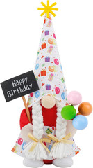 Happy Birthday Gnomes Happy Birthday Decorations Tomte Plush Birthday Gifts, Han