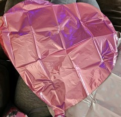 Pink Black Balloons, 1 Bow And 2 Hearts Kit-APPROX 123Pcs Balloon