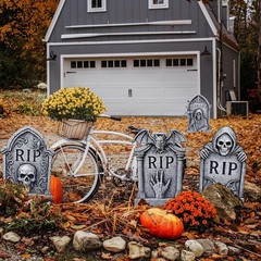 Happy Halloween Decorations Outdoor Indoor,Spooky Party Supplies bats Home Yard
