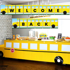 Welcome Back Banner Large, 10 Feet, No DIY | School Bus Welcome Sign | Welcome B