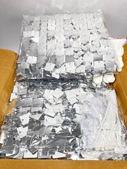 24 Pcs Silver Shimmer Wall Backdrop Panels 12×12 Sequin Party Decor
