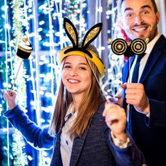 Funny and Chic 24-Pc Photo Booth Props – Perfect for Celebrations & Memories