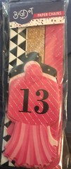 Big Dot Chic 13th Birthday -Pink, Black, & Gold 90 Chain Links & Paper Tassels