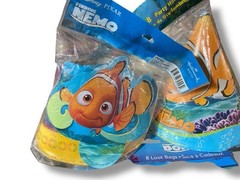 Finding Nemo Dory Disney Pixar Birthday 8 Loot Bags 16 Party Hats New