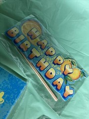 Lemon Party Decorations Happy Birthday… Cake/Cupcake Toppers Balloons Banner
