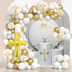 Communion Decorations Balloons Kit 118 Pcs Balloons Arch for Holy Communion D…