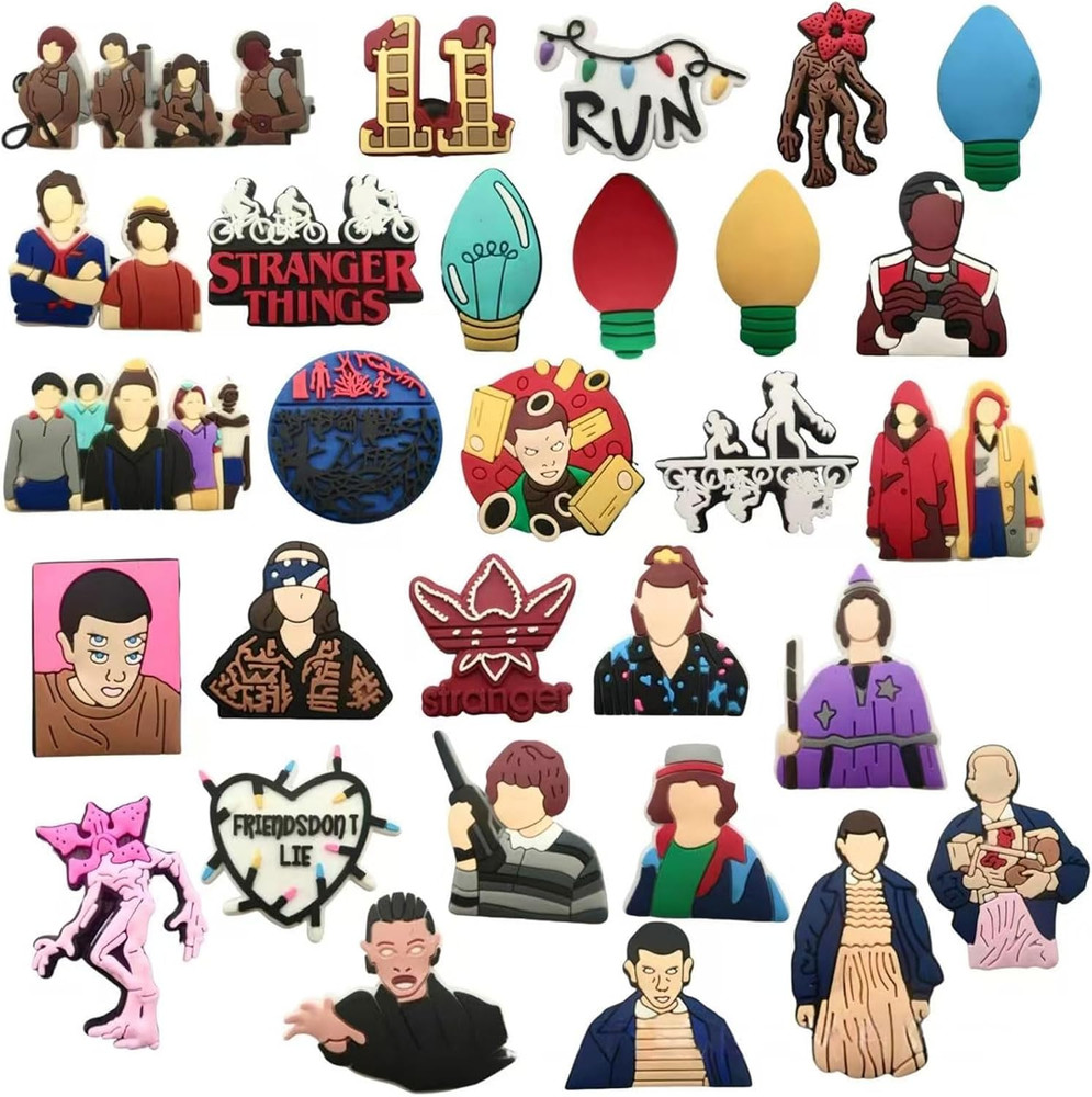 29 Pcs TV Drama Theme Shoe Charms, for Shoe Decoration, the Perfect Choice for P