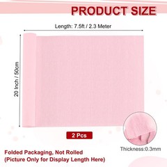 2 Rolls Light Pink Crepe Paper Rolls 7.5ft Long 20 Inch Wide Backdrop DIY