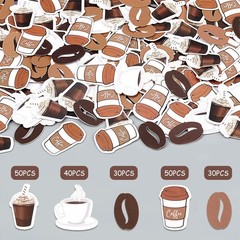 200 PCS Coffee Cup Bean Confetti Bridal Baby Shower Birthday Party Decor