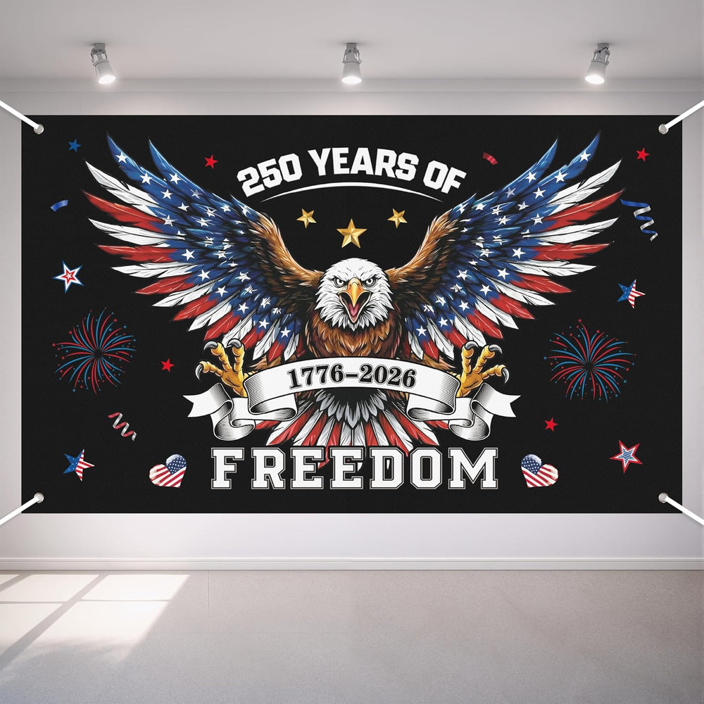 250Th Anniversary Decorations – 4Th of July Backdrop for Memorial Day | 1776-202