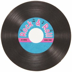 Rock & Roll Record Coasters 3½» – 8 Count