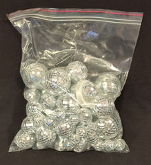 Silver Disco Mirror Ball Hanging Party Decor Wedding Birthday DJ Various Sizes