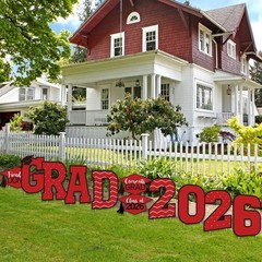 Durable 11-Pc Graduation Yard Signs for Class of 2026 – Easy Installation