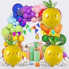 , Lemon Balloons Summer Balloon Fruit Foil Balloons for Fruit Lemon Themed Bi…