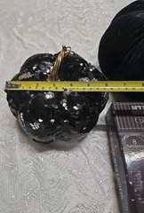 Black Velvet Lace Sequin Pumpkins 5ft Spider Web Lights Party Gothic Decor