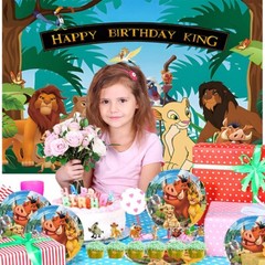 Simba The King Lion Paper Plates Party Supplies Tableware Disposable Dinnerware