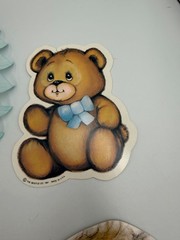 Vintage 1981 Beistle Baby Shower Decorations Along Other Vintage Decorations