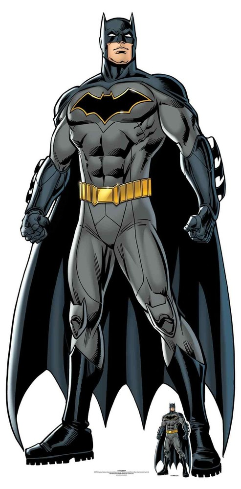Batman Caped Crusader Official DC Comics Lifesize and Mini Cardboard Cutout