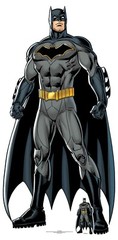 Batman Caped Crusader Official DC Comics Lifesize and Mini Cardboard Cutout