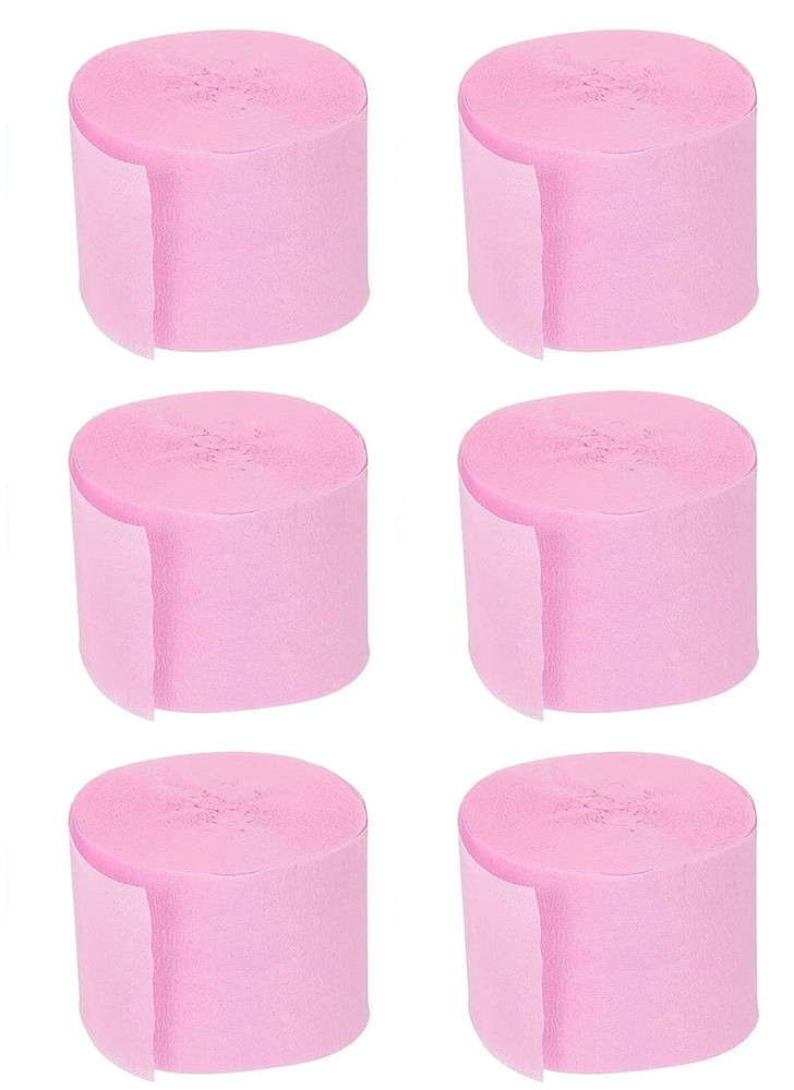 Crepe Paper Streamers 6 Rolls 492ft,Great Value, Perfect Size for Party, Birt…