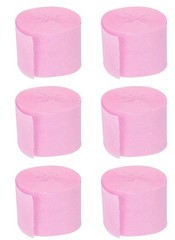 Crepe Paper Streamers 6 Rolls 492ft,Great Value, Perfect Size for Party, Birt…