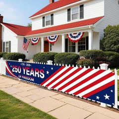 Celebrate Freedom with 250th Anniversary Banner 138×20 Inch – Patriotic Decor