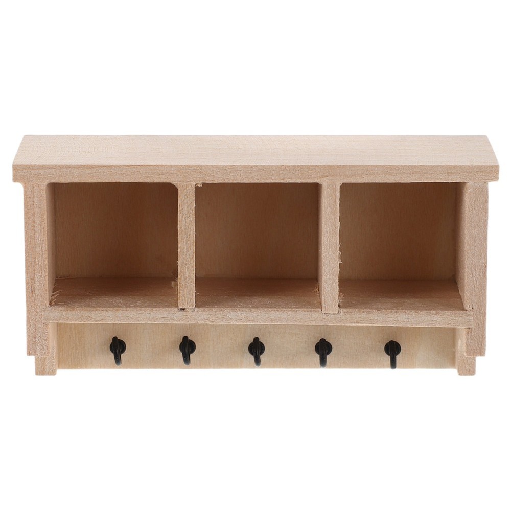 Miniature Tiny Bookshelf Diorama Wall Dollhouse Miniatures Furniture Bookcase