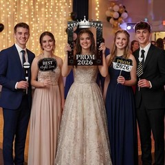 30 PCS 2026 Prom Photo Booth Props Frame Black Gold Silver Graduation Decor