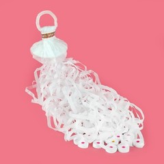 Streamer Paper 30 Pack White Paper Wedding Streamers Party Decorations