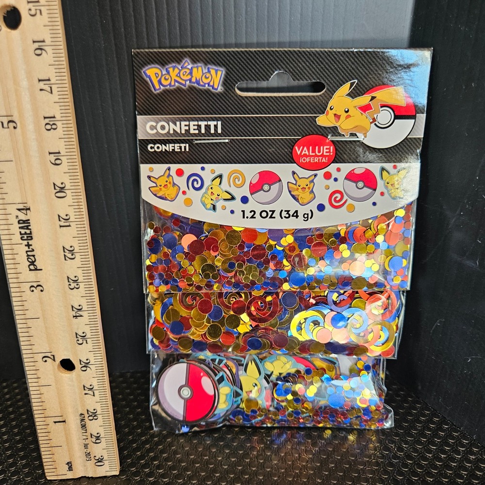 DesignWare POKEMON Birthday Party Supply CONFETTI PACK Table Decoration Pikachu