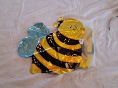 Happy First Birthday Bee One Backdrop Decor Chalkboard Cake Topper Cupcake (M)