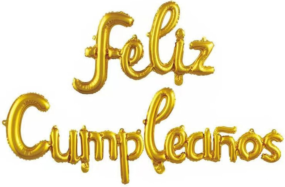 Feliz Cumpleanos Paty Decoration Birthday Banner Spanish Happy Birthday Letter B