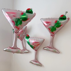 6Pcs Martini Golf Balloons/Sexy Chic Cocktail Party Decor for Girls Night, an…