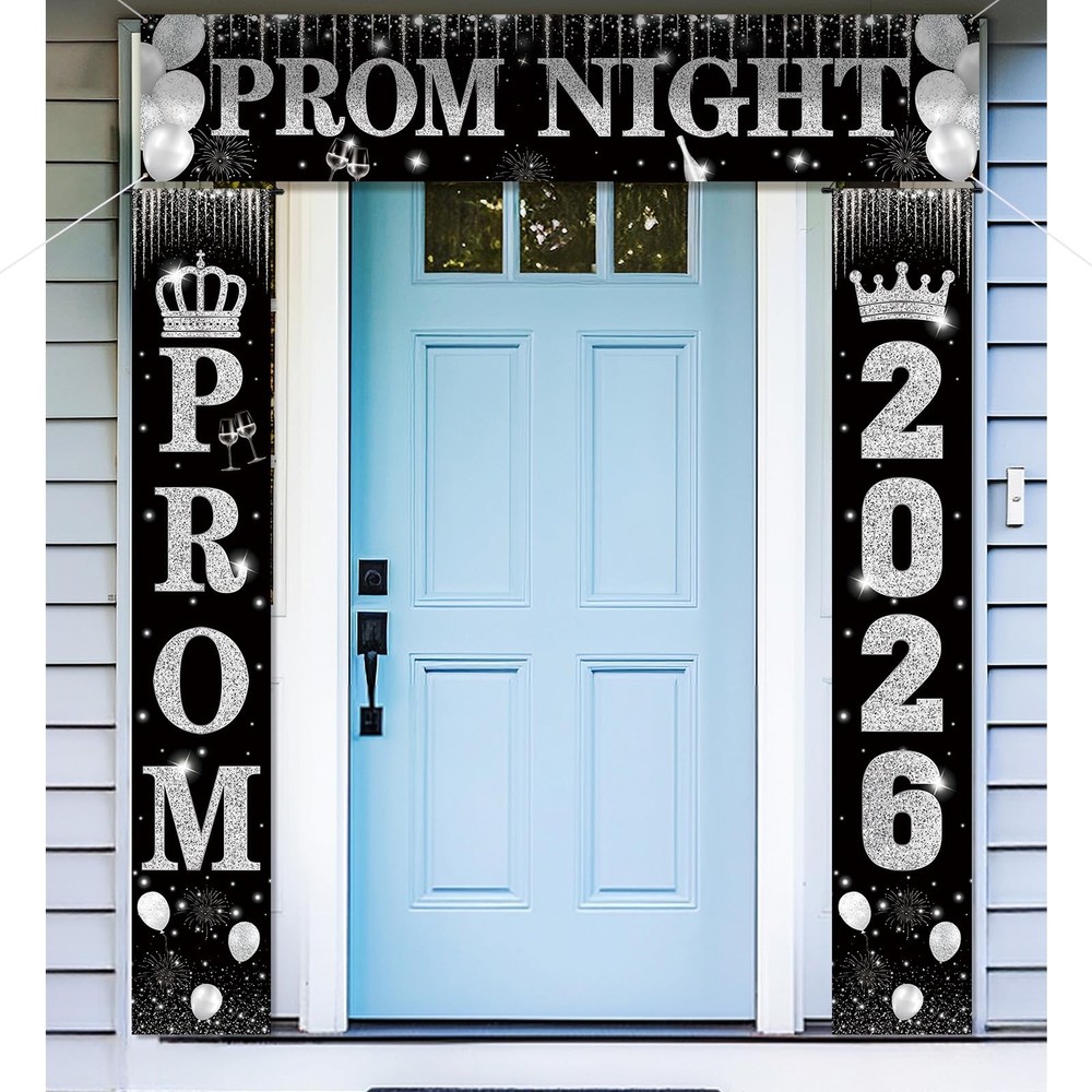 SmoothNovelty 3 Pcs Prom Night Decorations 2026 Graduation Party multicolor