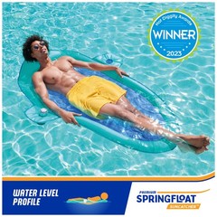 Spring Float Premium Suncatcher Pool Lounger for Swimming Pool, Inflatable Po…