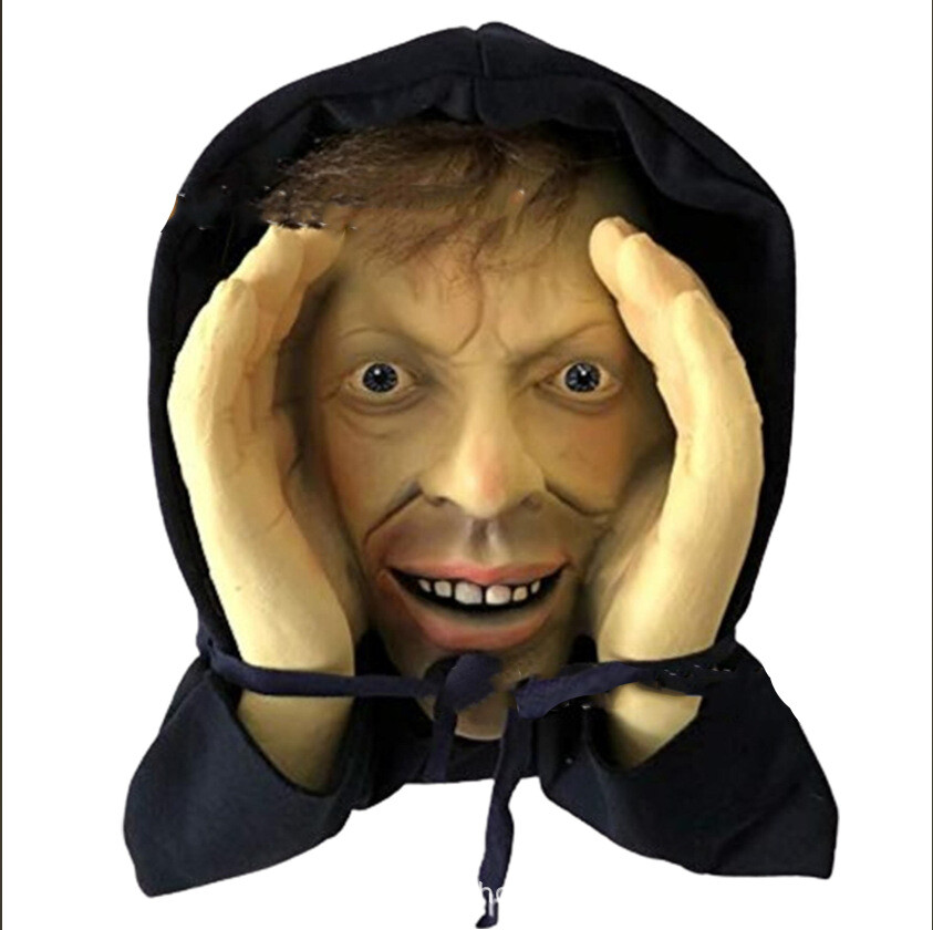 Scary Peeper Freak Halloween Decoration Clown Indoor and Outdoor Window Stickers