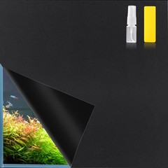 Aquarium Background Paper Decor Fish Tank Backdrop Wallpaper Electrostatic Ad…
