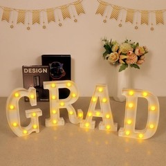 Grad Light up Letters for 2026 Graduation Party Decorations, 2026 Graduation Dec